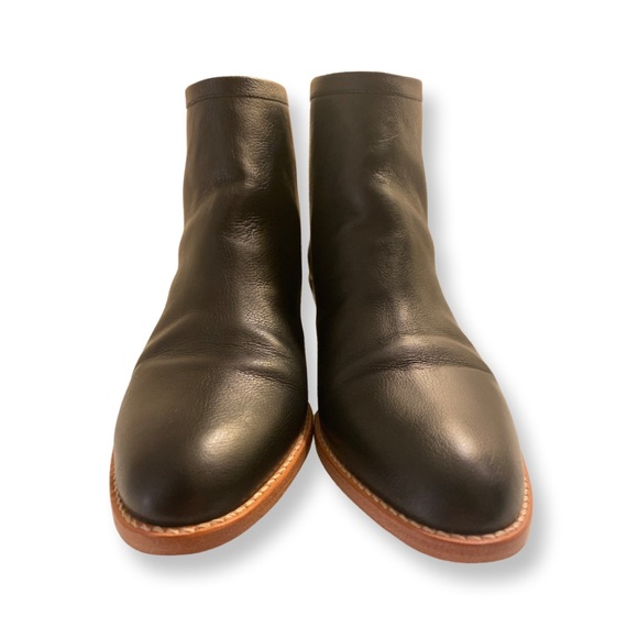 Loeffler Randall Black Leather Booties 10 - Picture 6 of 9